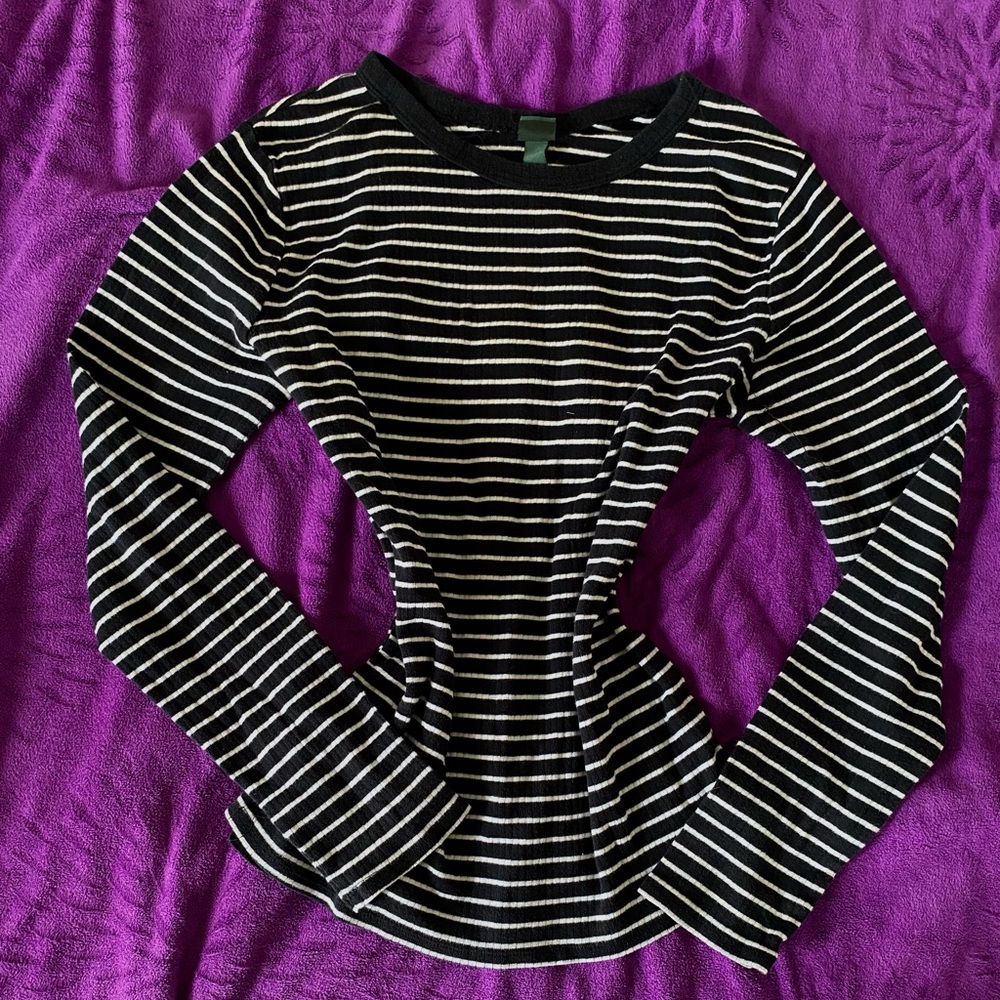 Y2K Longsleeve striped top